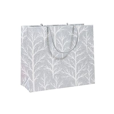 Winter Trees Silver Gift Bag - Large