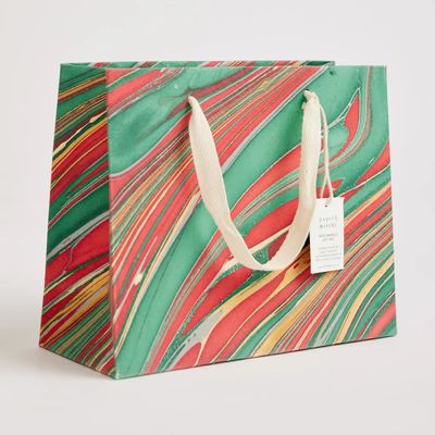 Paper Mirchi Medium Striations Cotton Gift Bag