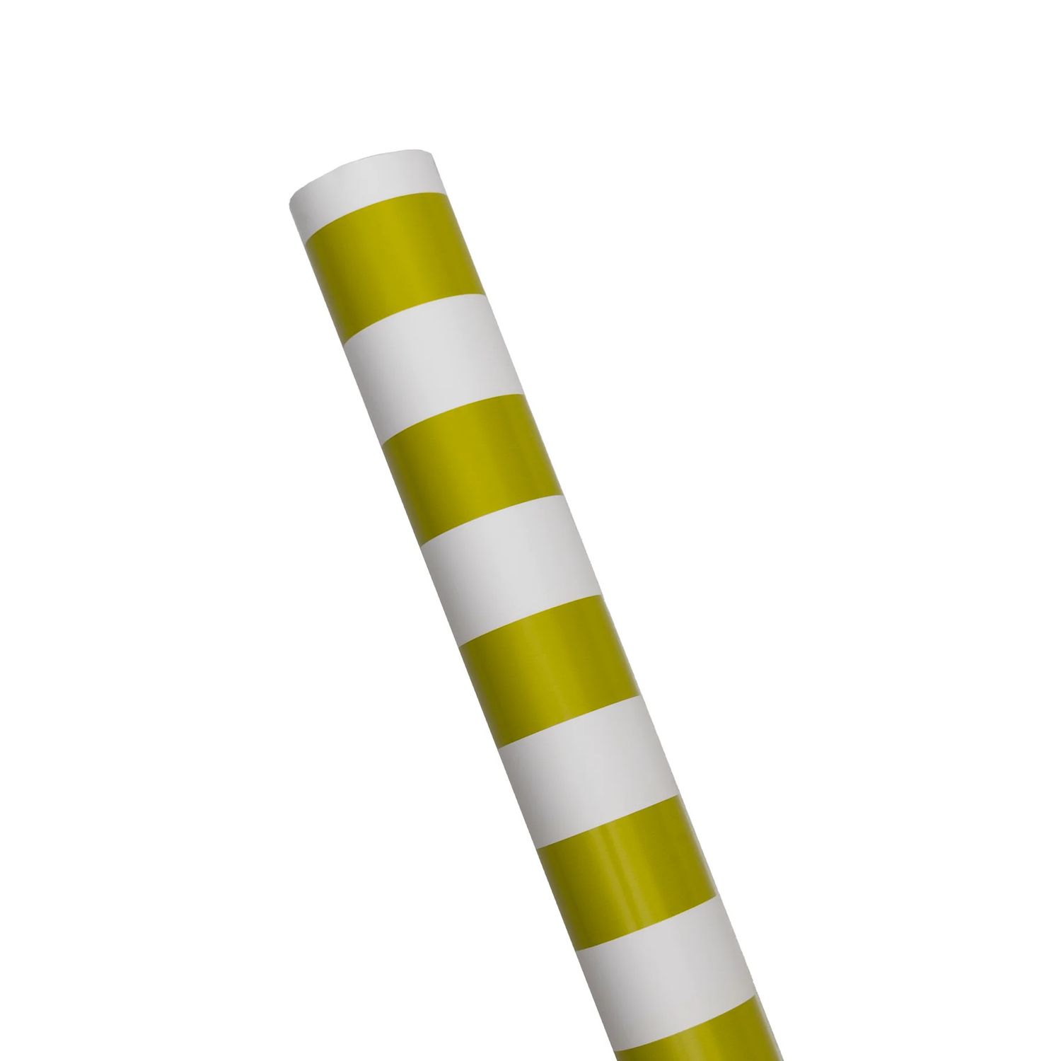 Awning Stripe Chartreuse &amp; White Wrapping Paper Roll