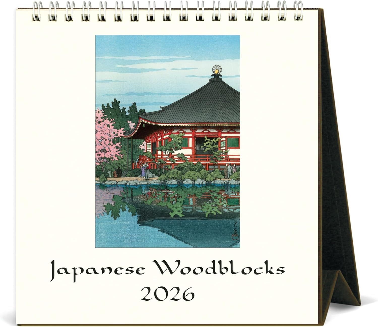 Cavallini Papers &amp; Co. 2026 Desk Calendar - Japanese Woodblocks