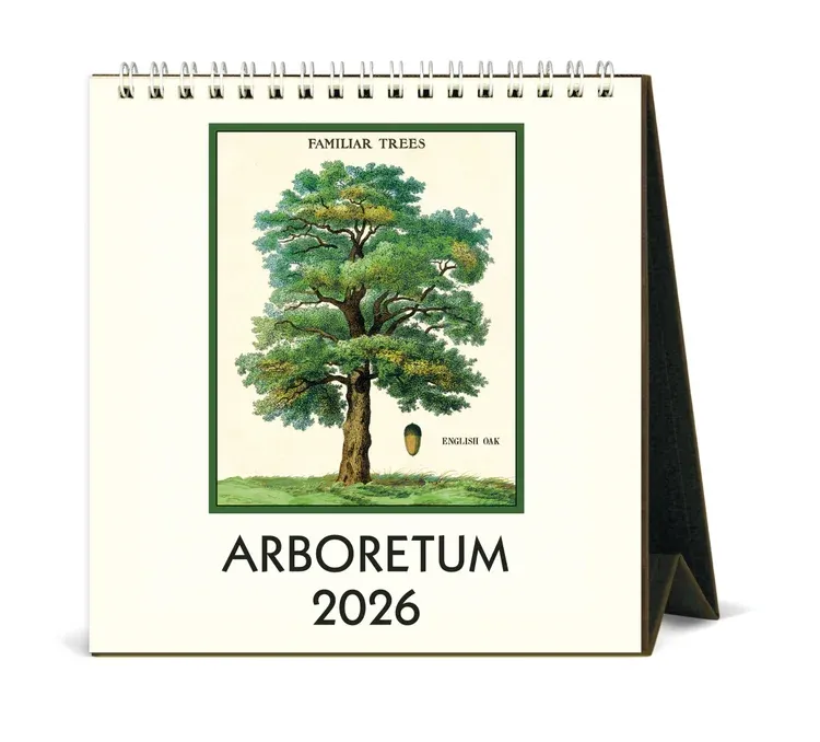 Cavallini &amp; Co. 2026 Desk Calendar - Arboretum