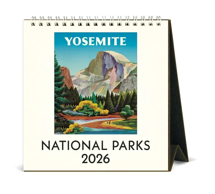 Cavallini &amp; Co. 2026 Desk Calendar - National Parks