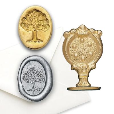 Florentine Wax Seal Stamp - Oak Tree