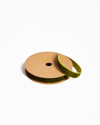 Moss Velvet Ribbon - 5 Yard Spool