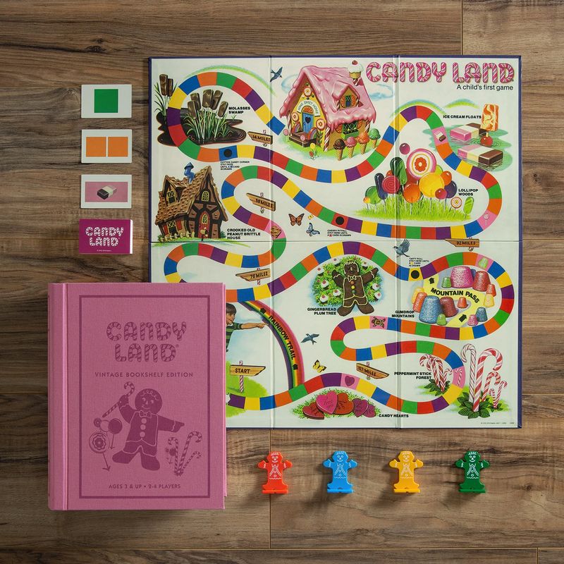 Candy Land Board Game - Vintage Bookshelf Edition