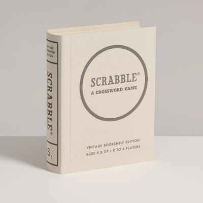 Scrabble Board Game - Vintage Bookshelf Edition