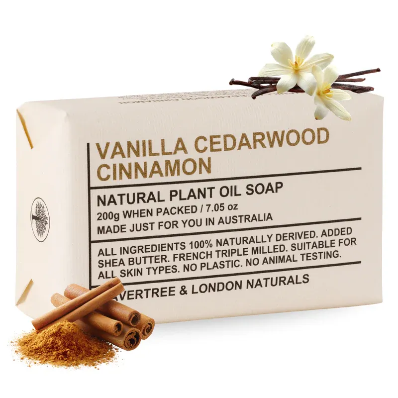 Vanilla Cedarwood &amp; Cinnamon Soap Bar