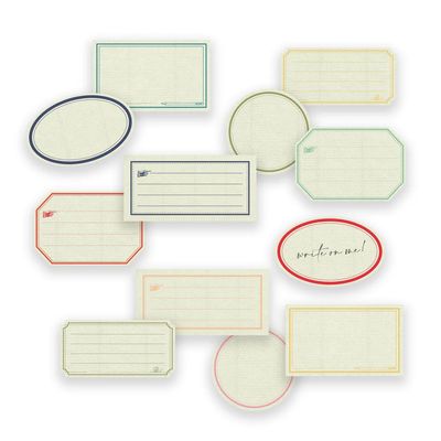 Rainbow Ephemeria Paper Label Stickers