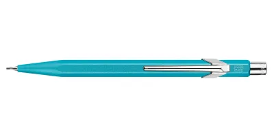 Caran d&#39;Ache Mechanical Pencil 849 Colormat-X with Slimpack Gift Case - Turquoise