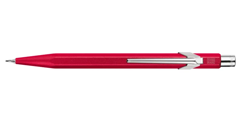 Caran d'Ache Mechanical Pencil 849 Colormat-X with Slimpack Gift Case - Red