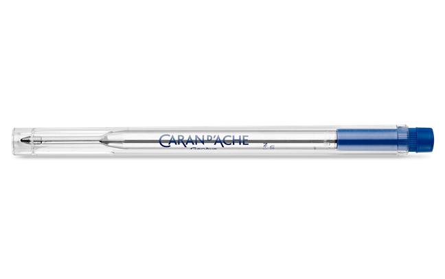 Caran d'Ache Ballpoint Pen Ink Refill Goliath Cartridge - Blue, Medium