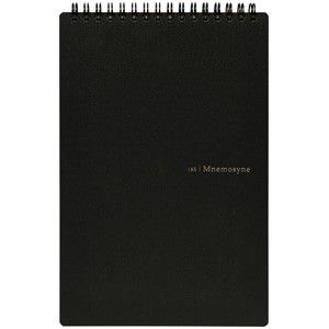 Mnemosyne 165 Twin Ring Memo Pad A5 5mm Graph