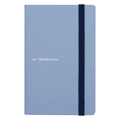 Mnemosyne 868 Journal A6 5mm Dot Grid Light Blue