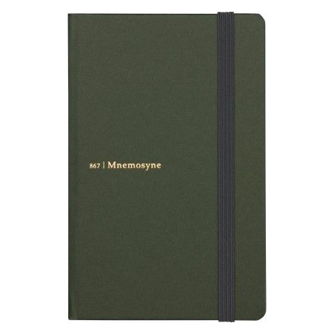 Mnemosyne 867 Journal A6 6.5mm Lined Deep Green
