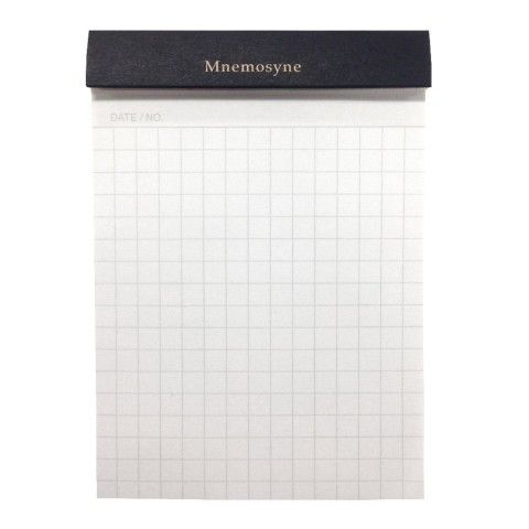 Mnemosyne 179 Stitch Memo Pad A7 5mm Grid