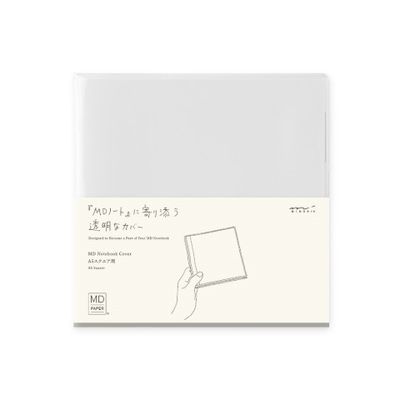 Midori MD Clear Notebook Cover - A5 Square