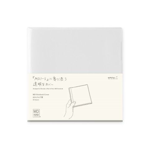 Midori MD Clear Notebook Cover - A5 Square