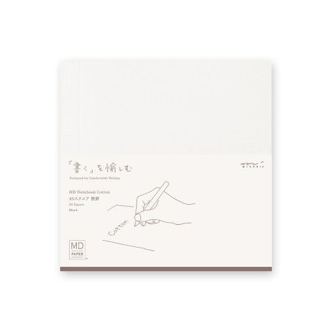 Midori MD Notebook Cotton A5 Square Blank