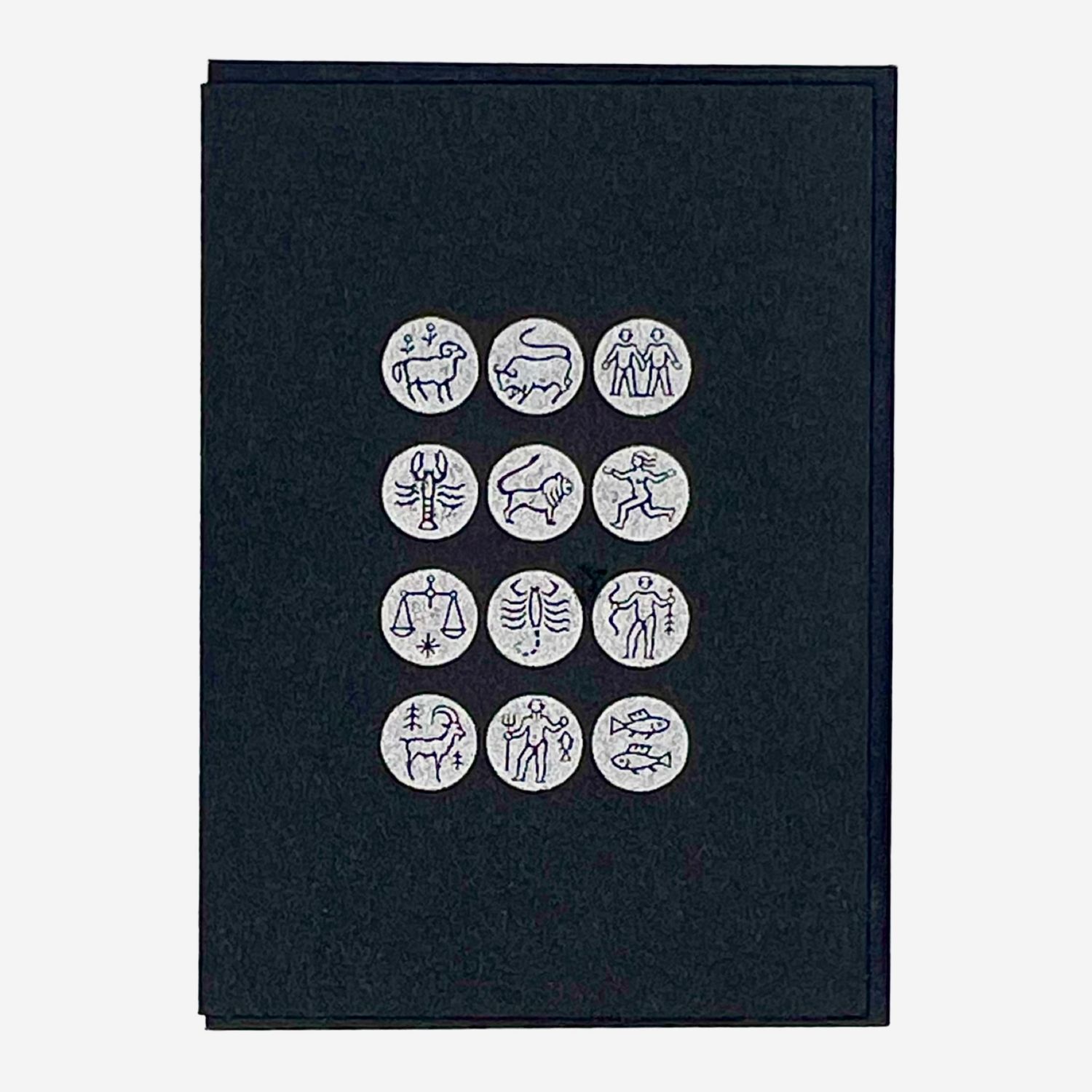 Birth Signs Letterpress Greeting Card