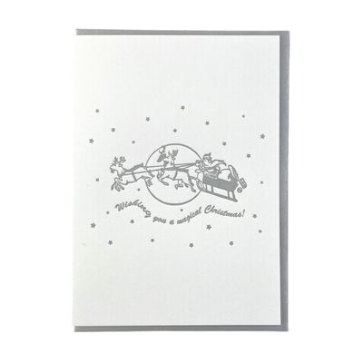 Magical Christmas Letterpress Holiday Card