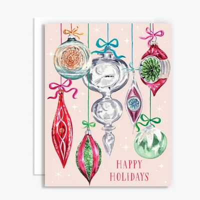 Vintage Ornament Happy Holidays (box of 5)