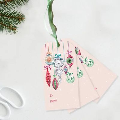 Vintage Ornament Gift Tags (set of 10)