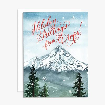 Holiday Greetings from Oregon Cards (box of 5)