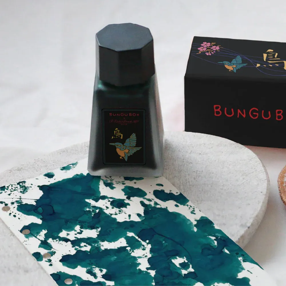 Esterbrook x BUNGUBOX Kingfisher Edition Ink Bottle - Teal
