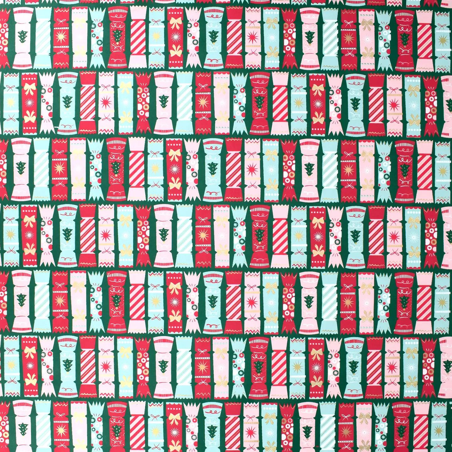 Christmas Crackers Wrapping Paper - 2 sheets