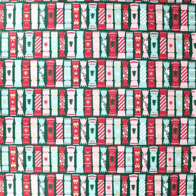 Christmas Crackers Wrapping Paper - 2 sheets