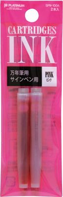 Platinum Preppy Ink Cartridges - Pink (pack of 2)