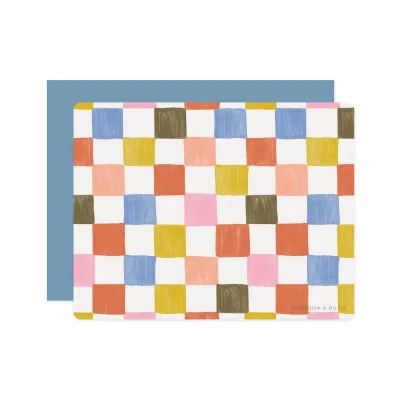 Check Flat Notecards (box of 6)