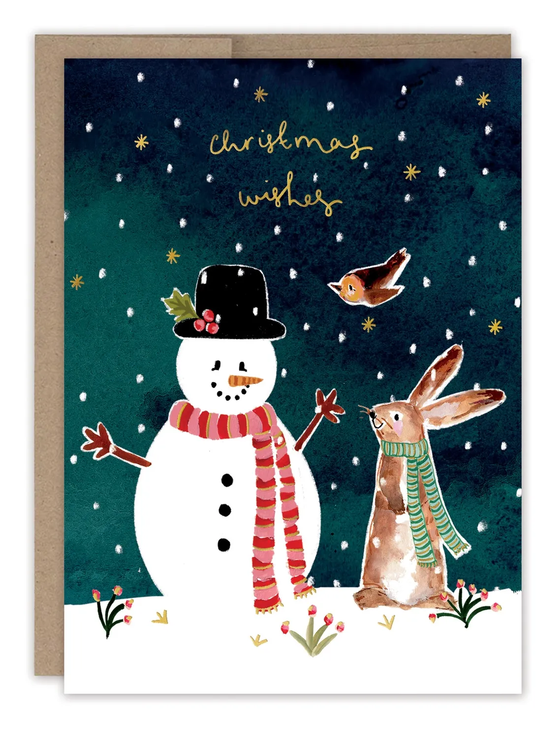 Snowman &amp; Bunny Cards (box of 10)