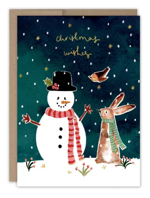 Snowman &amp; Bunny Cards (box of 10)