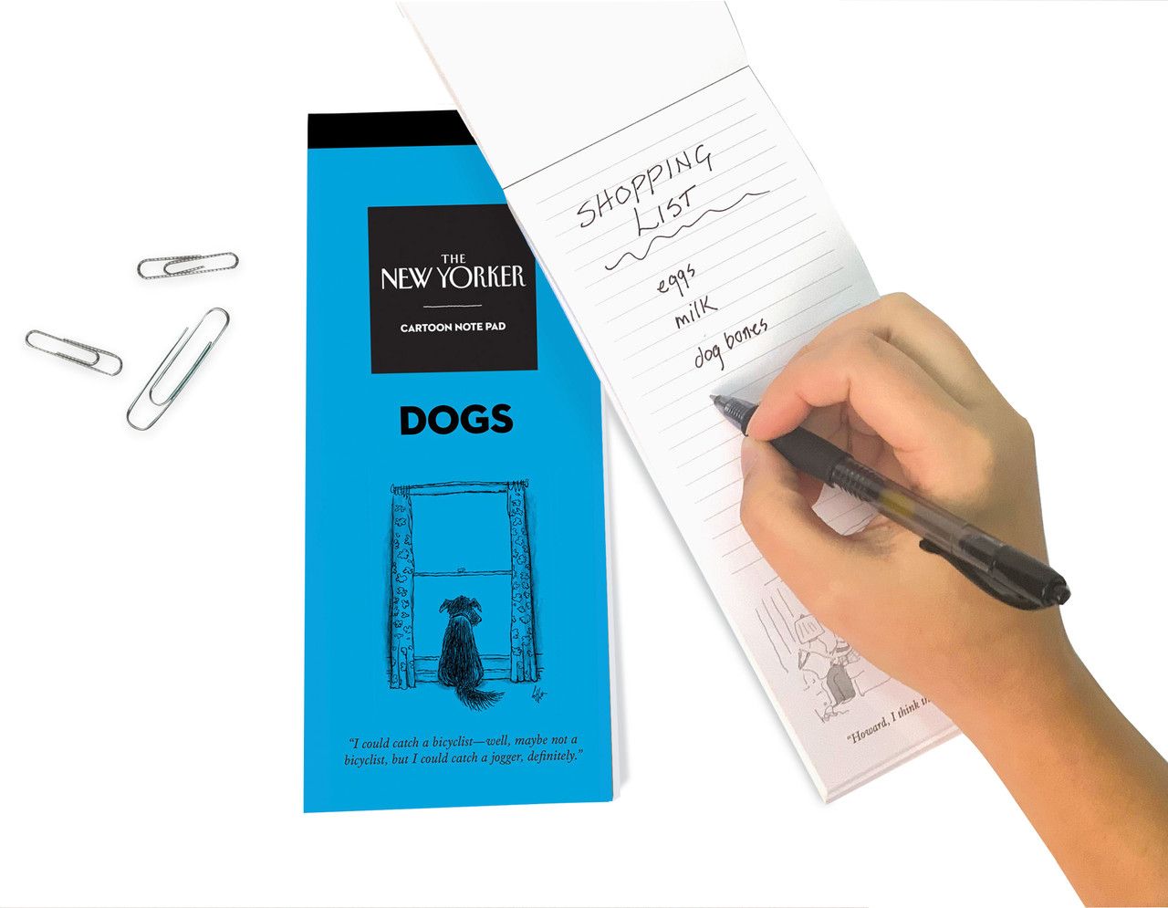 The New Yorker Dogs Cartoon Notepad