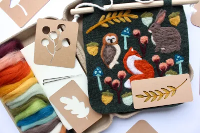 Woodland Banner Felting Kit