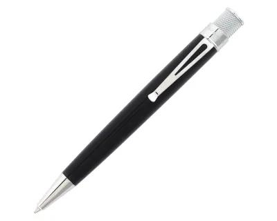 Retro 51 Tornado Classic Lacquer Black Rollerball Pen