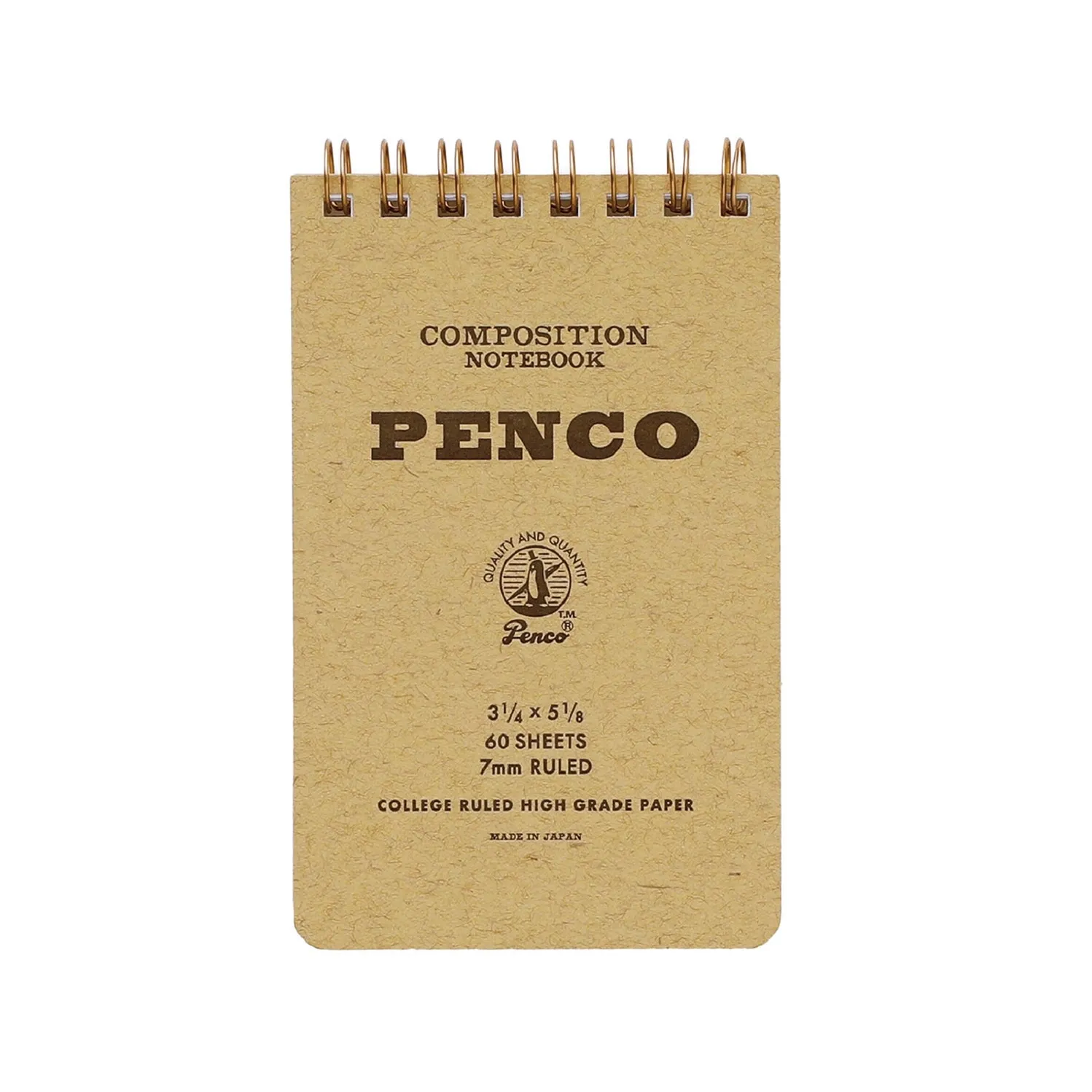 Penco Coil Note Pad Small Natural