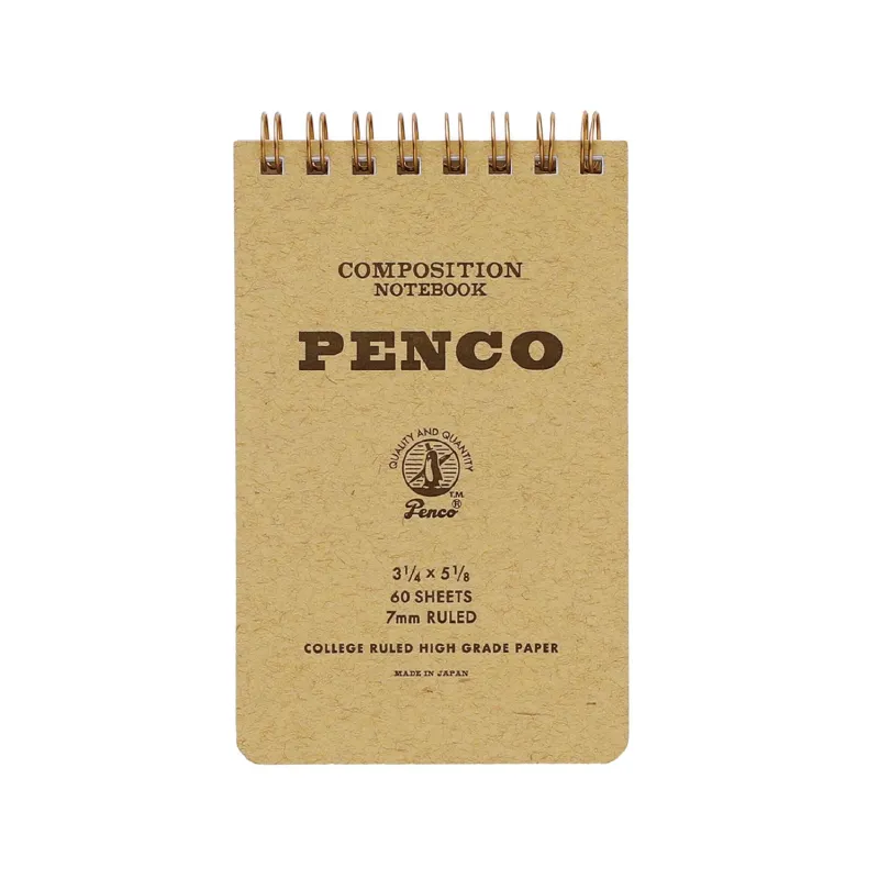 Penco Coil Note Pad Small Natural