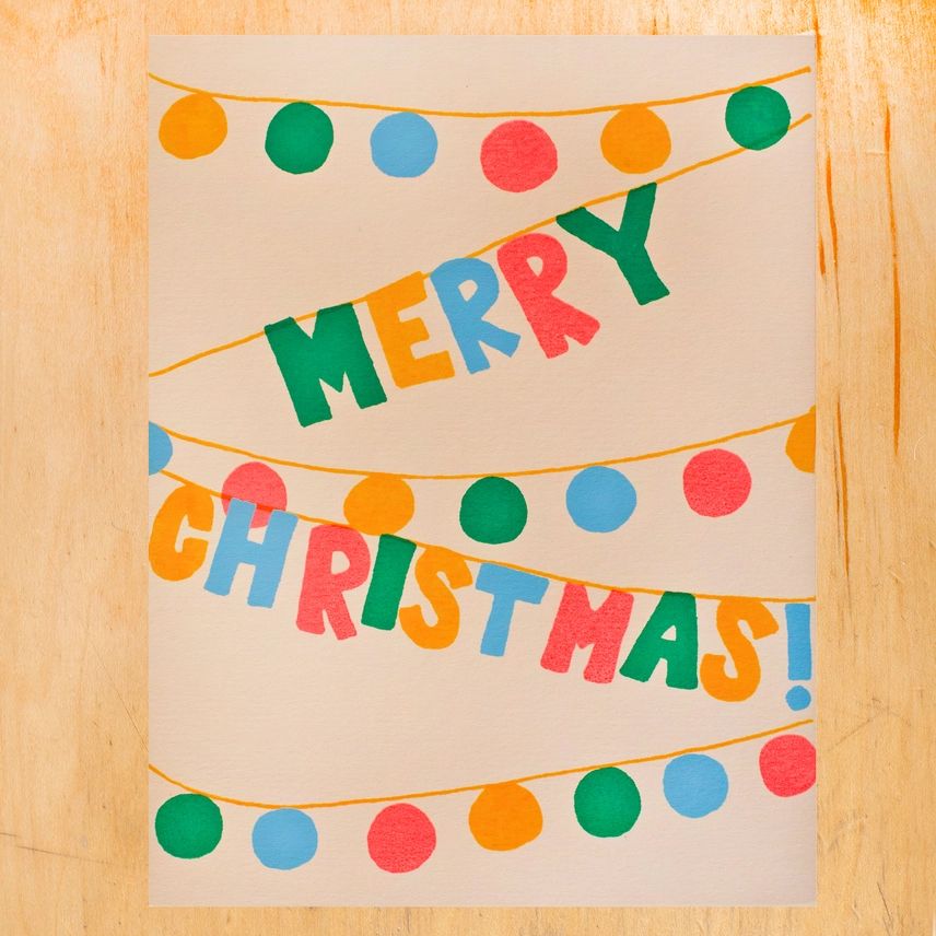 Christmas Banner Greeting Card