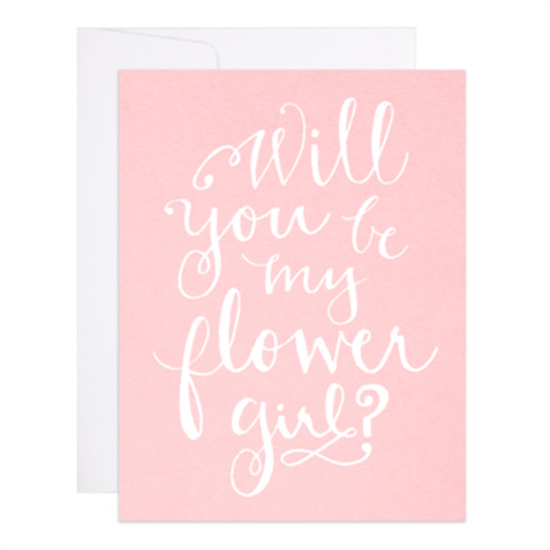 Flower Girl Card