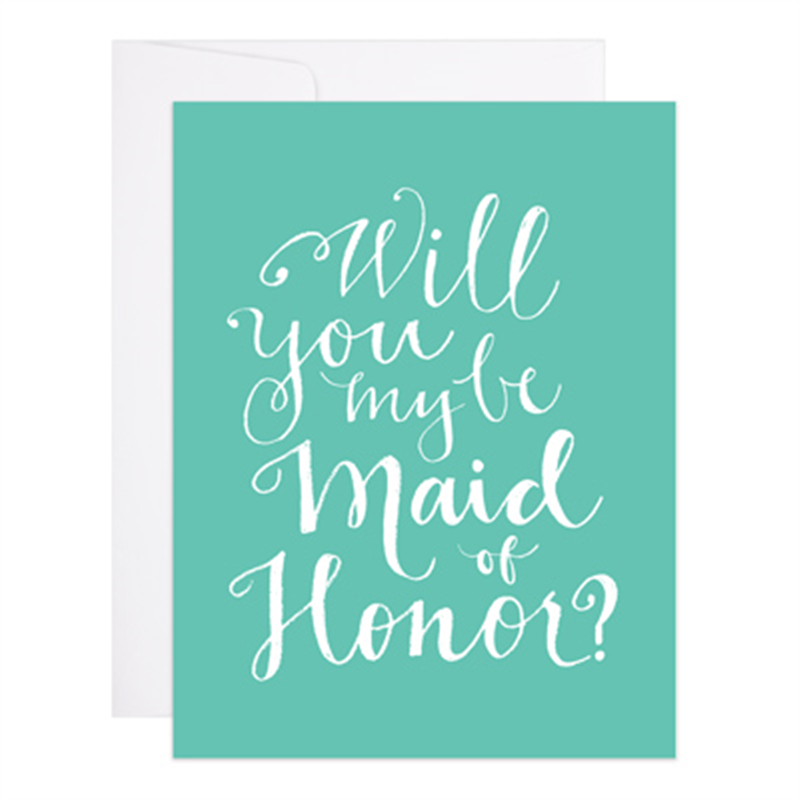 Maid of Honor Card