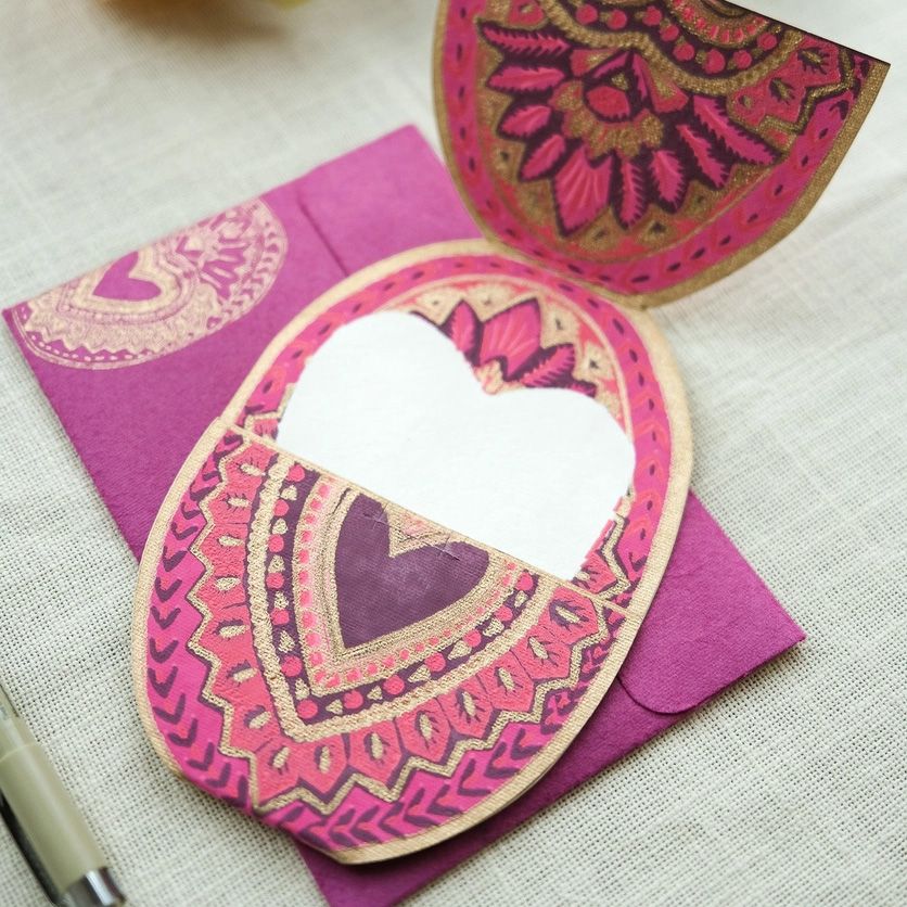 Heart of Feathers Greeting Card