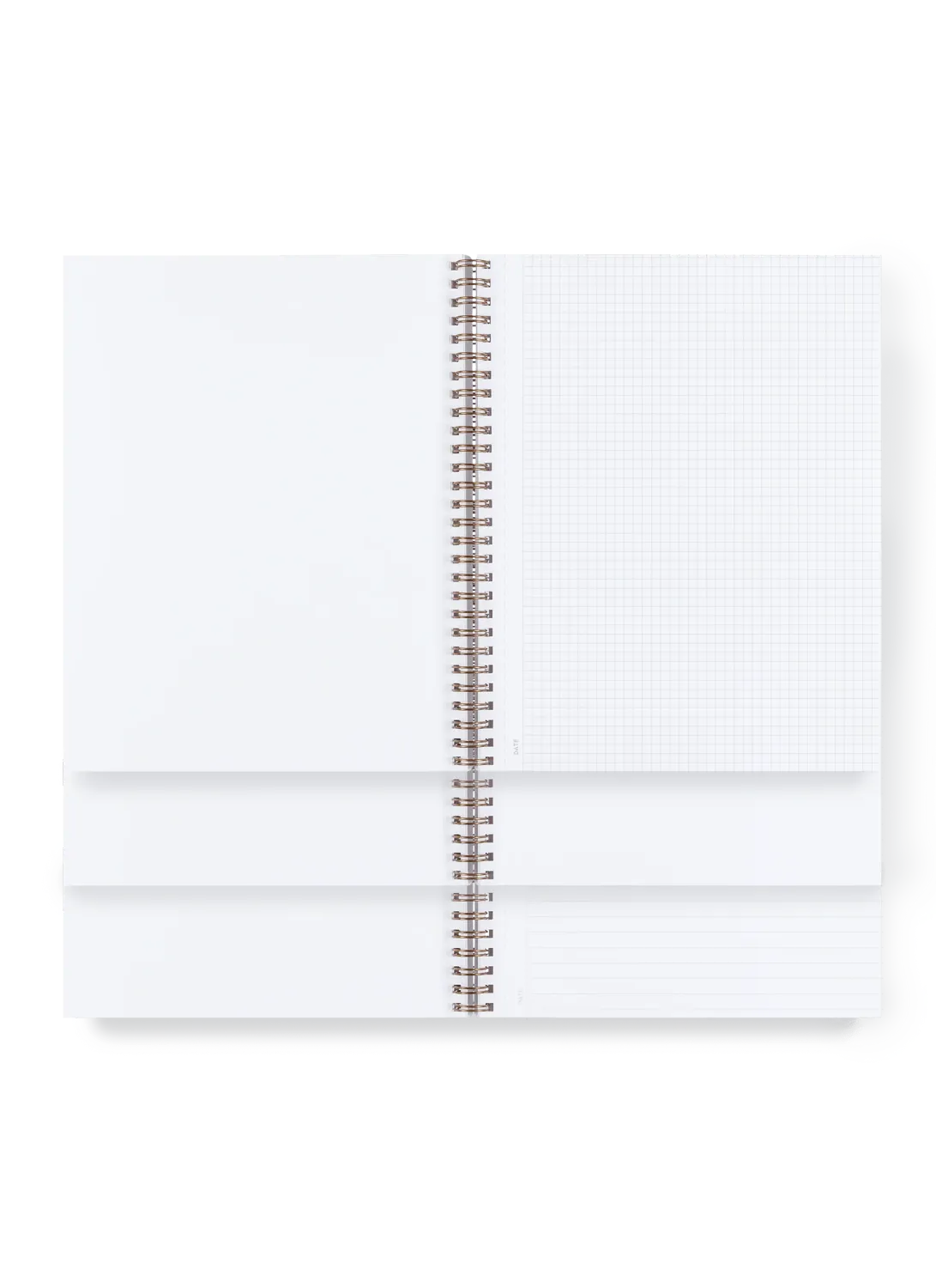 Appointed The Notebook - Charcoal Gray (Grid)