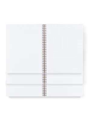 Appointed The Notebook - Charcoal Gray (Grid)