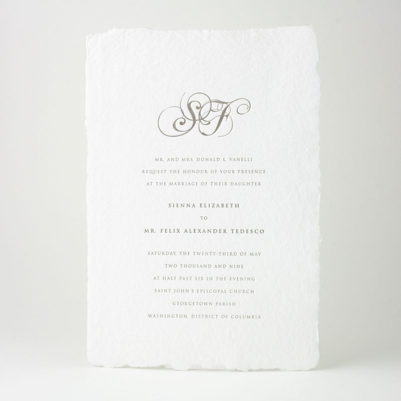 Ballroom Wedding Invitation