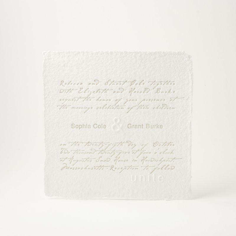Unite Wedding Invitation