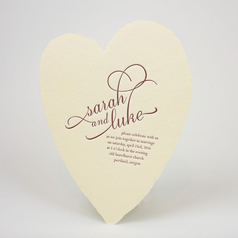 Saint Valentine Wedding Invitation