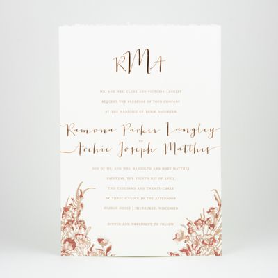 Ramona Wedding Invitation