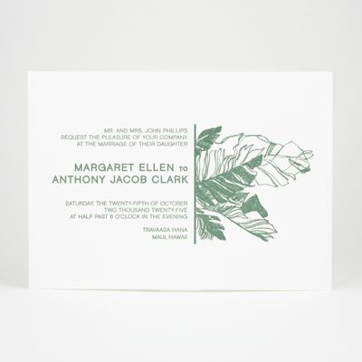 Margaret Wedding Invitation